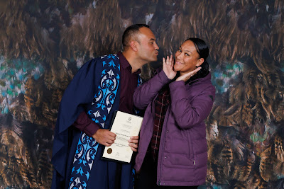 Photo from the TWoA Tāmaki Makaurau 2023 Graduations (Ceremony 3 @ 8pm), held at the Due Drop Events Centre, Manukau, Auckland, New Zealand on Wednesday, 7 June, 2023. Photo: Mike Walen / KeyImagery Photography. Copyright: © Te Wānanga o Aotearoa.