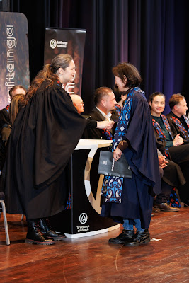 Photo from the TWoA Tāmaki Makaurau 2023 Graduations (Ceremony 2 @ 3pm), held at the Due Drop Events Centre, Manukau, Auckland, New Zealand on Wednesday, 7 June, 2023. Photo: Mike Walen / KeyImagery Photography. Copyright: © Te Wānanga o Aotearoa.