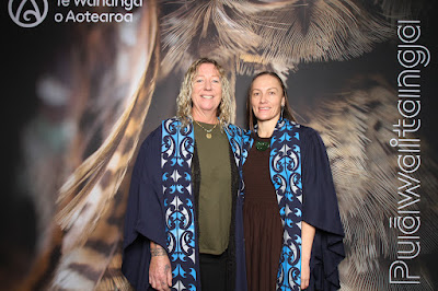 Booth photo from the TWoA Waiariki 2024 Graduations (Kawerau), held at Rautahi Marae, Kawerau, Bay of Plenty, New Zealand on Friday, 17 May, 2023. Photo: InstaBooth by KeyImagery Photography. Copyright: © Te Wānanga o Aotearoa.