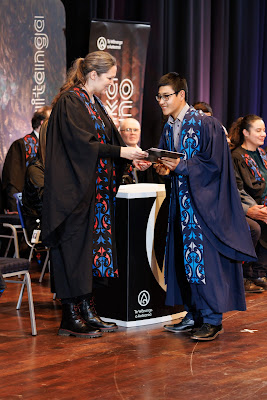 Photo from the TWoA Tāmaki Makaurau 2023 Graduations (Ceremony 2 @ 3pm), held at the Due Drop Events Centre, Manukau, Auckland, New Zealand on Wednesday, 7 June, 2023. Photo: Mike Walen / KeyImagery Photography. Copyright: © Te Wānanga o Aotearoa.