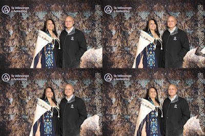 Booth photo from the TWoA Waiariki 2023 Graduations (Waiwhero), held at Te Puia, Rotorua, Bay of Plenty, New Zealand on Friday, 12 May, 2023. Photo: Instabooth by KeyImagery. Copyright: © Te Wānanga o Aotearoa.