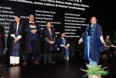 Photo from Ceremony 6 of the TWoA Tāmaki Makaurau 2025 Graduations (May 2025) held at the Mangere Arts Centre in Auckland, New Zealand on Wednesday, 28 May, 2025. Photo by Mike Walen / KeyImagery Photography. Copyright: © 2025 Te Wānanga o Aotearoa.