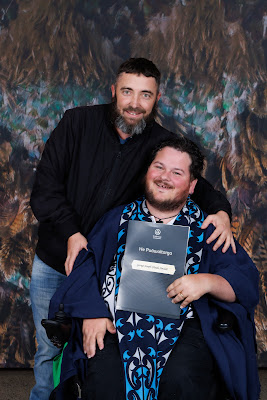 Photo from the TWoA Tāmaki Makaurau 2023 Graduations (Ceremony 3 @ 8pm), held at the Due Drop Events Centre, Manukau, Auckland, New Zealand on Wednesday, 7 June, 2023. Photo: Mike Walen / KeyImagery Photography. Copyright: © Te Wānanga o Aotearoa.