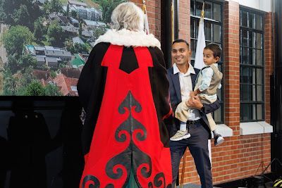 Photo from the HCC NZ Citizenship Ceremony 2 (Afternoon) held at The Atrium, Wintec/Te Pukenga, Hamilton, Waikato, New Zealand at 3:30pm on Monday, 17 June, 2024. Photo: Mike Walen / KeyImagery Photography. Copyright: © Hamilton City Council.