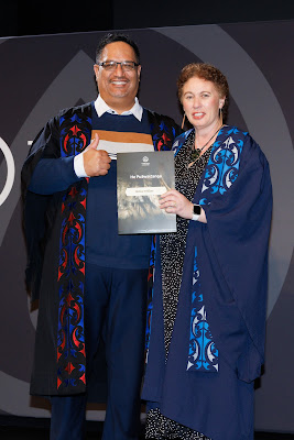 Photo from Ceremony 6 of the TWoA Tāmaki Makaurau 2025 Graduations (May 2025) held at the Mangere Arts Centre in Auckland, New Zealand on Wednesday, 28 May, 2025. Photo by Mike Walen / KeyImagery Photography. Copyright: © 2025 Te Wānanga o Aotearoa.