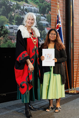 Photo from the HCC NZ Citizenship Ceremony 2 (Afternoon) held at The Atrium, Wintec/Te Pukenga, Hamilton, Waikato, New Zealand at 3:30pm on Monday, 17 June, 2024. Photo: Mike Walen / KeyImagery Photography. Copyright: © Hamilton City Council.