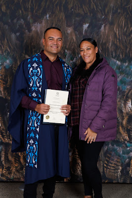 Photo from the TWoA Tāmaki Makaurau 2023 Graduations (Ceremony 3 @ 8pm), held at the Due Drop Events Centre, Manukau, Auckland, New Zealand on Wednesday, 7 June, 2023. Photo: Mike Walen / KeyImagery Photography. Copyright: © Te Wānanga o Aotearoa.