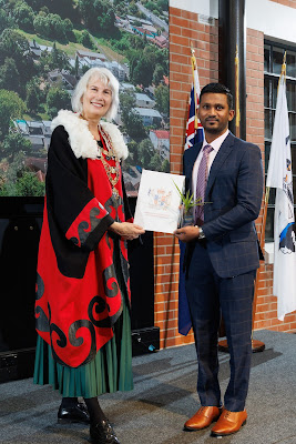 Photo from the HCC NZ Citizenship Ceremony 2 (Afternoon) held at The Atrium, Wintec/Te Pukenga, Hamilton, Waikato, New Zealand at 3:30pm on Monday, 17 June, 2024. Photo: Mike Walen / KeyImagery Photography. Copyright: © Hamilton City Council.