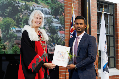 Photo from the HCC NZ Citizenship Ceremony 2 (Afternoon) held at The Atrium, Wintec/Te Pukenga, Hamilton, Waikato, New Zealand at 3:30pm on Monday, 17 June, 2024. Photo: Mike Walen / KeyImagery Photography. Copyright: © Hamilton City Council.