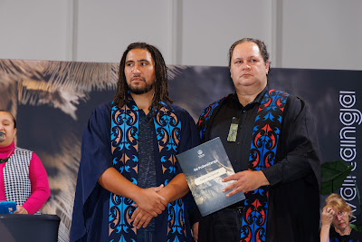 Photo from the TWoA Te Tai Tokerau (Kaikohe) 2025 Graduation held at the War Memorial Hall in Kaikohe, Northland, New Zealand on Tuesday, 15 April, 2025. Photo by Mike Walen / KeyImagery Photography. Copyright: © 2025 Te Wānanga o Aotearoa.