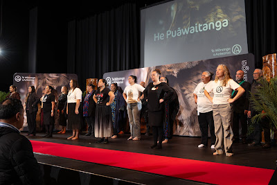 Photo from the TWoA Whirikoka 2024 Graduation (Gisborne), held at the War Memorial Theatre, Gisborne, East Coast, New Zealand on Wednesday, 16 April, 2025. Photo by Alick Saunders for KeyImagery Photography. Copyright: © 2025 Te Wānanga o Aotearoa.