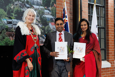 Photo from the HCC NZ Citizenship Ceremony 2 (Afternoon) held at The Atrium, Wintec/Te Pukenga, Hamilton, Waikato, New Zealand at 3:30pm on Monday, 17 June, 2024. Photo: Mike Walen / KeyImagery Photography. Copyright: © Hamilton City Council.