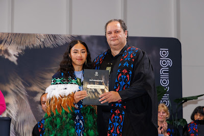 Photo from the TWoA Te Tai Tokerau (Kaikohe) 2025 Graduation held at the War Memorial Hall in Kaikohe, Northland, New Zealand on Tuesday, 15 April, 2025. Photo by Mike Walen / KeyImagery Photography. Copyright: © 2025 Te Wānanga o Aotearoa.