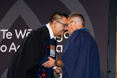 Photo from Ceremony 6 of the TWoA Tāmaki Makaurau 2025 Graduations (May 2025) held at the Mangere Arts Centre in Auckland, New Zealand on Wednesday, 28 May, 2025. Photo by Mike Walen / KeyImagery Photography. Copyright: © 2025 Te Wānanga o Aotearoa.