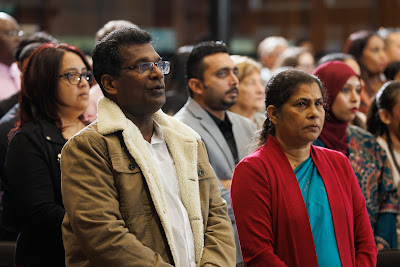 Photo from the HCC NZ Citizenship Ceremony 2 (Afternoon) held at The Atrium, Wintec/Te Pukenga, Hamilton, Waikato, New Zealand at 3:30pm on Monday, 17 June, 2024. Photo: Mike Walen / KeyImagery Photography. Copyright: © Hamilton City Council.