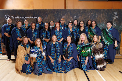 Studio photo from the TWoA Tainui 2023 Graduations (Ceremony 2 - Wednesday Afternoon), held at Hamilton Boys High School, Hamilton, Waikato, New Zealand on Wednesday, 19 April 2023. Photo: Mike Walen / KeyImagery Photography. Copyright: © Te Wananga o Aotearoa.