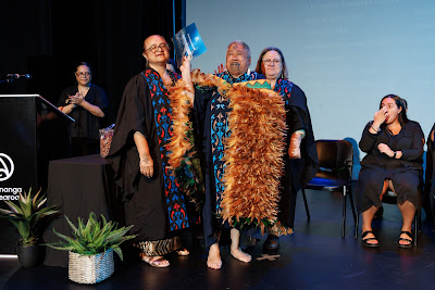 Photo from Ceremony 1 of the TWoA Tāmaki Makaurau 2025 Graduations (March 2025) held at the Mangere Arts Centre in Auckland, New Zealand on Wednesday, 12 March, 2025. Photo by Mike Walen / KeyImagery Photography. Copyright: © 2025 Te Wānanga o Aotearoa.
