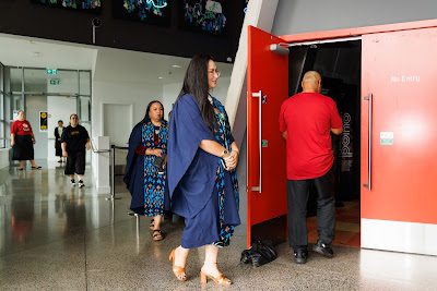 Photo from Ceremony 1 of the TWoA Tāmaki Makaurau 2025 Graduations (March 2025) held at the Mangere Arts Centre in Auckland, New Zealand on Wednesday, 12 March, 2025. Photo by Mike Walen / KeyImagery Photography. Copyright: © 2025 Te Wānanga o Aotearoa.