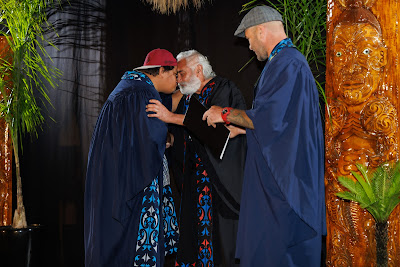 Ceremony photo from the TWoA Tainui 2023 Graduations (Ceremony 2 - Wednesday Afternoon), held at Hamilton Boys High School, Hamilton, Waikato, New Zealand on Wednesday, 19 April 2023. Photo: Mike Walen / KeyImagery Photography. Copyright: © Te Wananga o Aotearoa.