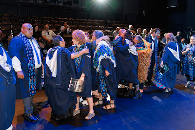Photo from Ceremony 1 of the TWoA Tāmaki Makaurau 2025 Graduations (March 2025) held at the Mangere Arts Centre in Auckland, New Zealand on Wednesday, 12 March, 2025. Photo by Mike Walen / KeyImagery Photography. Copyright: © 2025 Te Wānanga o Aotearoa.