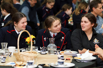 Photo from the Father/Daughter Breakfast held in the School Hall at Waikato Diocesan, Hamilton, New Zealand, on Friday 3rd August 2018.  Photo: Mike Walen / KeyImagery Photography. Copyright: © Waikato Diocesan School for Girls.