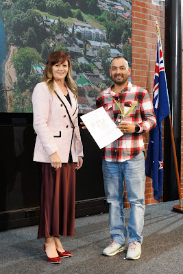 Photo from the HCC NZ Citizenship Ceremony 1 (Morning) held at The Atrium, Wintec/Te Pukenga, Hamilton, Waikato, New Zealand at 10:00am on Monday, 12 August, 2024. Photo: Mike Walen / KeyImagery Photography. Copyright: © Hamilton City Council.
