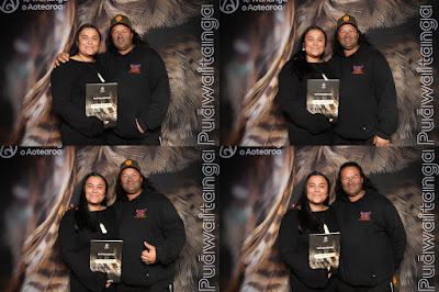 Photo from the TWoA Waiariki 2025 Graduation (Ōpōtiki) held at the De Luxe Theatre in Ōpōtiki, Bay of Plenty, New Zealand on Friday, 23 May, 2025. Photo: InstaBooth by KeyImagery Photography. Copyright: © 2025 Te Wānanga o Aotearoa.