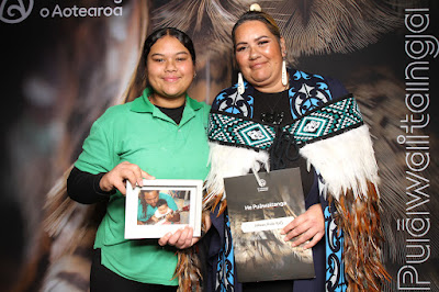 Photo from the TWoA Waiariki 2025 Graduation (Ōpōtiki) held at the De Luxe Theatre in Ōpōtiki, Bay of Plenty, New Zealand on Friday, 23 May, 2025. Photo: InstaBooth by KeyImagery Photography. Copyright: © 2025 Te Wānanga o Aotearoa.