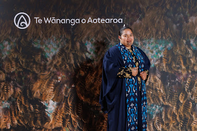 Studio photo from the TWoA Tainui 2023 Graduations (Ceremony 2 - Wednesday Afternoon), held at Hamilton Boys High School, Hamilton, Waikato, New Zealand on Wednesday, 19 April 2023. Photo: Mike Walen / KeyImagery Photography. Copyright: © Te Wananga o Aotearoa.