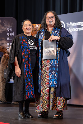 Photo from the TWoA Whirikoka 2024 Graduation (Gisborne), held at the War Memorial Theatre, Gisborne, East Coast, New Zealand on Wednesday, 16 April, 2025. Photo by Alick Saunders for KeyImagery Photography. Copyright: © 2025 Te Wānanga o Aotearoa.