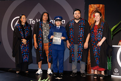 Photo from Ceremony 1 of the TWoA Tāmaki Makaurau 2025 Graduations (May 2025) held at the Mangere Arts Centre in Auckland, New Zealand on Monday, 26 May, 2025. Photo by Mike Walen / KeyImagery Photography. Copyright: © 2025 Te Wānanga o Aotearoa.