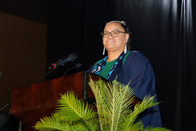 Ceremony photo from the TWoA Tainui 2023 Graduations (Ceremony 2 - Wednesday Afternoon), held at Hamilton Boys High School, Hamilton, Waikato, New Zealand on Wednesday, 19 April 2023. Photo: Mike Walen / KeyImagery Photography. Copyright: © Te Wananga o Aotearoa.