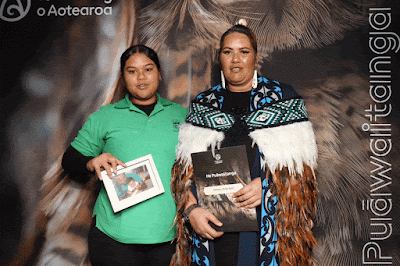 Photo from the TWoA Waiariki 2025 Graduation (Ōpōtiki) held at the De Luxe Theatre in Ōpōtiki, Bay of Plenty, New Zealand on Friday, 23 May, 2025. Photo: InstaBooth by KeyImagery Photography. Copyright: © 2025 Te Wānanga o Aotearoa.