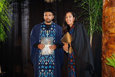 Ceremony photo from the TWoA Tainui 2023 Graduations (Ceremony 2 - Wednesday Afternoon), held at Hamilton Boys High School, Hamilton, Waikato, New Zealand on Wednesday, 19 April 2023. Photo: Mike Walen / KeyImagery Photography. Copyright: © Te Wananga o Aotearoa.