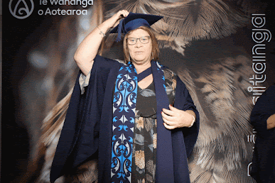 Booth photo from the TWoA Tainui 2025 Graduations (Ceremony 3 @ 10am) held at Claudelands Event Centre in Hamilton, Waikato, New Zealand on Wednesday, 30 April, 2025. Photography by InstaBooth / KeyImagery Photography. Copyright: © 2025 Te Wānanga o Aotearoa.