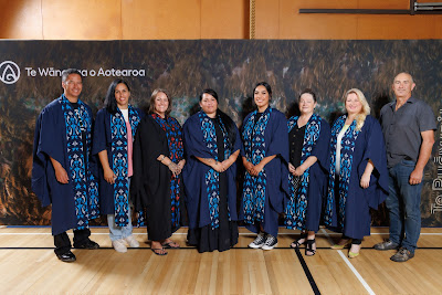 Studio photo from the TWoA Tainui 2023 Graduations (Ceremony 2 - Wednesday Afternoon), held at Hamilton Boys High School, Hamilton, Waikato, New Zealand on Wednesday, 19 April 2023. Photo: Mike Walen / KeyImagery Photography. Copyright: © Te Wananga o Aotearoa.