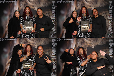 Photo from the TWoA Waiariki 2025 Graduation (Ōpōtiki) held at the De Luxe Theatre in Ōpōtiki, Bay of Plenty, New Zealand on Friday, 23 May, 2025. Photo: InstaBooth by KeyImagery Photography. Copyright: © 2025 Te Wānanga o Aotearoa.
