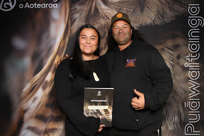 Photo from the TWoA Waiariki 2025 Graduation (Ōpōtiki) held at the De Luxe Theatre in Ōpōtiki, Bay of Plenty, New Zealand on Friday, 23 May, 2025. Photo: InstaBooth by KeyImagery Photography. Copyright: © 2025 Te Wānanga o Aotearoa.
