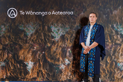 Studio photo from the TWoA Tainui 2023 Graduations (Ceremony 2 - Wednesday Afternoon), held at Hamilton Boys High School, Hamilton, Waikato, New Zealand on Wednesday, 19 April 2023. Photo: Mike Walen / KeyImagery Photography. Copyright: © Te Wananga o Aotearoa.