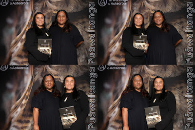 Photo from the TWoA Waiariki 2025 Graduation (Ōpōtiki) held at the De Luxe Theatre in Ōpōtiki, Bay of Plenty, New Zealand on Friday, 23 May, 2025. Photo: InstaBooth by KeyImagery Photography. Copyright: © 2025 Te Wānanga o Aotearoa.