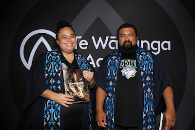 Booth photo from the TWoA Te Tai Tokerau (Kaitaia) 2025 Graduation held at Te Kura Kaupapa Maori o Pukemiro in Kaitaia, Northland, New Zealand on Monday, 14 April, 2025. Photo by InstaBooth / KeyImagery Photography. Copyright: © 2025 Te Wānanga o Aotearoa.