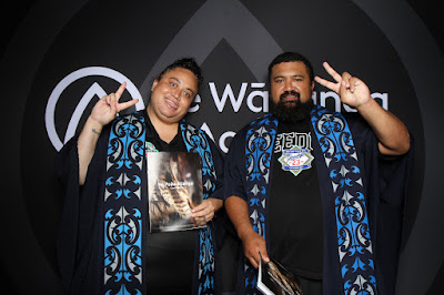 Booth photo from the TWoA Te Tai Tokerau (Kaitaia) 2025 Graduation held at Te Kura Kaupapa Maori o Pukemiro in Kaitaia, Northland, New Zealand on Monday, 14 April, 2025. Photo by InstaBooth / KeyImagery Photography. Copyright: © 2025 Te Wānanga o Aotearoa.