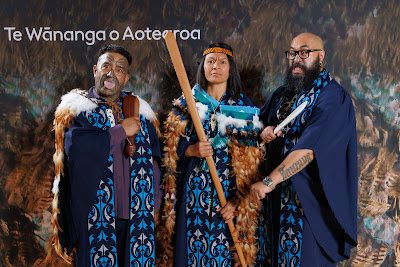 Studio photo from the TWoA Tainui 2023 Graduations (Ceremony 2 - Wednesday Afternoon), held at Hamilton Boys High School, Hamilton, Waikato, New Zealand on Wednesday, 19 April 2023. Photo: Mike Walen / KeyImagery Photography. Copyright: © Te Wananga o Aotearoa.