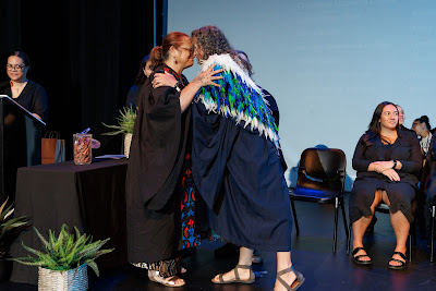 Photo from Ceremony 1 of the TWoA Tāmaki Makaurau 2025 Graduations (March 2025) held at the Mangere Arts Centre in Auckland, New Zealand on Wednesday, 12 March, 2025. Photo by Mike Walen / KeyImagery Photography. Copyright: © 2025 Te Wānanga o Aotearoa.