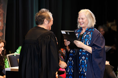 Photo from the TWoA Tāmaki Makaurau 2023 Graduations (Ceremony 5 @ 3pm), held at the Due Drop Events Centre, Manukau, Auckland, New Zealand on Thursday, 8 June, 2023. Photo: Mike Walen / KeyImagery Photography. Copyright: © Te Wānanga o Aotearoa.