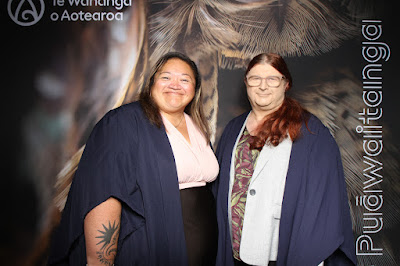 Booth photo from the TWoA Tainui 2025 Graduations (Ceremony 1 @ 10am) held at Claudelands Event Centre in Hamilton, Waikato, New Zealand on Tuesday, 29 April, 2025. Photography by InstaBooth / KeyImagery Photography. Copyright: © 2025 Te Wānanga o Aotearoa.