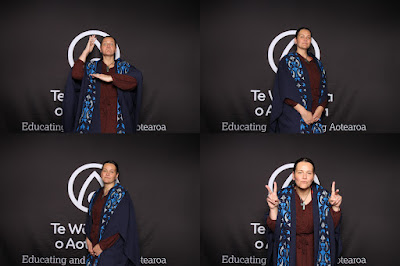 Photo from the TWoA Tāmaki Makaurau 2023 Graduations (Ceremony 4 @ 10am), held at the Due Drop Events Centre, Manukau, Auckland, New Zealand on Thursday, 8 June, 2023. Photo: InstaBooth by KeyImagery Photography. Copyright: © Te Wānanga o Aotearoa.