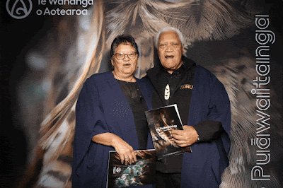 Booth photo from the TWoA Tainui 2025 Graduations (Ceremony 1 @ 10am) held at Claudelands Event Centre in Hamilton, Waikato, New Zealand on Tuesday, 29 April, 2025. Photography by InstaBooth / KeyImagery Photography. Copyright: © 2025 Te Wānanga o Aotearoa.