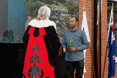 Photo from the HCC NZ Citizenship Ceremony 1 (Morning) held at The Atrium, Wintec/Te Pukenga, Hamilton, Waikato, New Zealand at 10:00am on Monday, 11 March, 2024. Photo: Mike Walen / KeyImagery Photography. Copyright: © Hamilton City Council.