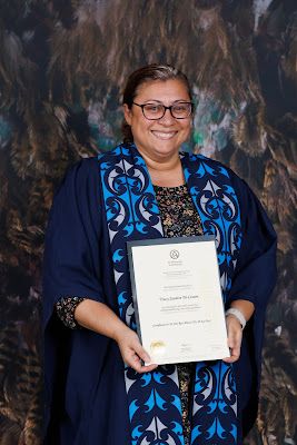 Photo from the TWoA Tāmaki Makaurau 2023 Graduations (Ceremony 5 @ 3pm), held at the Due Drop Events Centre, Manukau, Auckland, New Zealand on Thursday, 8 June, 2023. Photo: Mike Walen / KeyImagery Photography. Copyright: © Te Wānanga o Aotearoa.